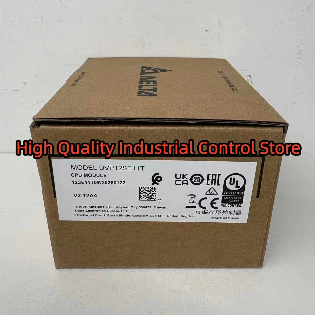 โมดูล PLC DVP12SE11T ใหม่ในกล่อง