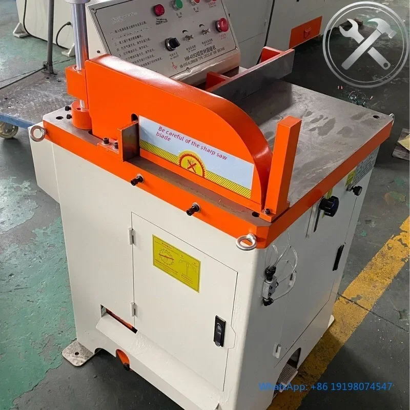 Máquina de corte de perfiles de aluminio neumática semiautomática 455, cortadora de espuma totalmente automática