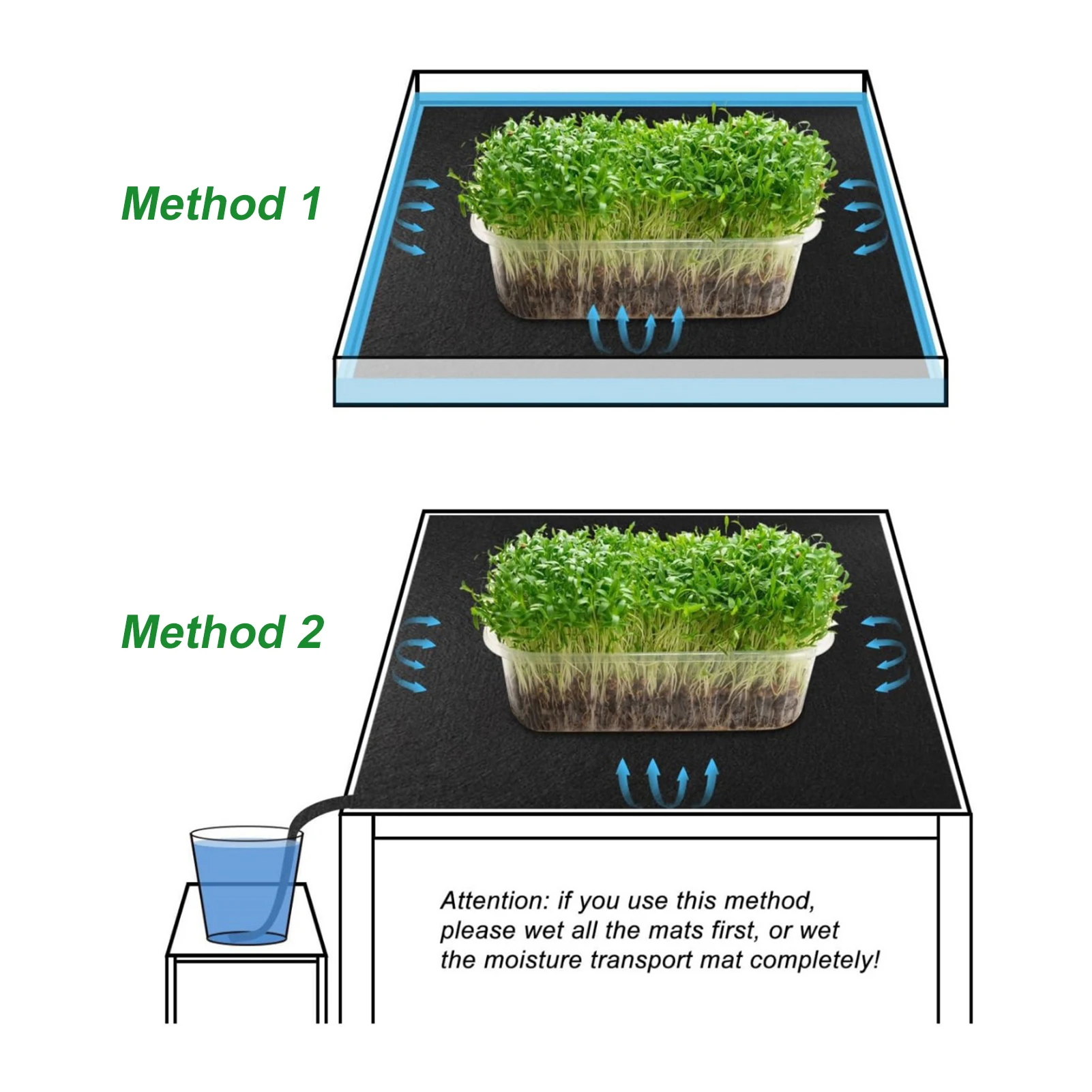 

Flower Pot Mat with Self-watering Function with Constant Supply of Water Design Used in Home Parlor Balcony