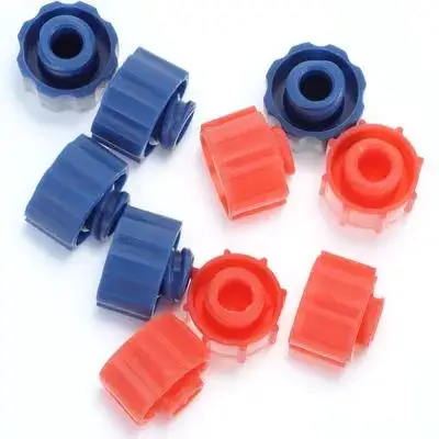 

100 шт. пластиковых колпачков Luer Lock для шприцев, защитные насадки для дозирующих игл, для клеев, термопаст, красок, покрытий, лабораторных нужд