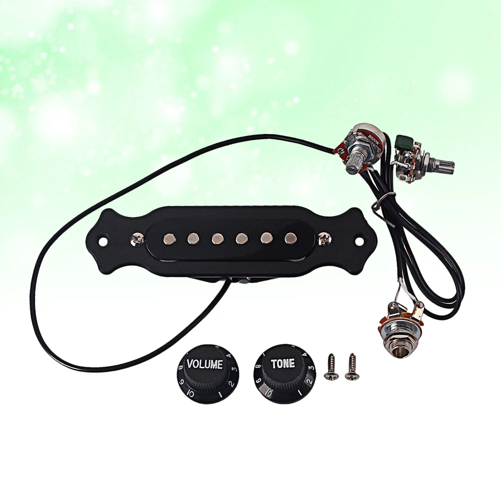 

Red Chelonian Shell Folk Acoustic Electric Guitar Pickup Sound Hole Magnetic Accessory High Quality Durable Pickup For Guitar