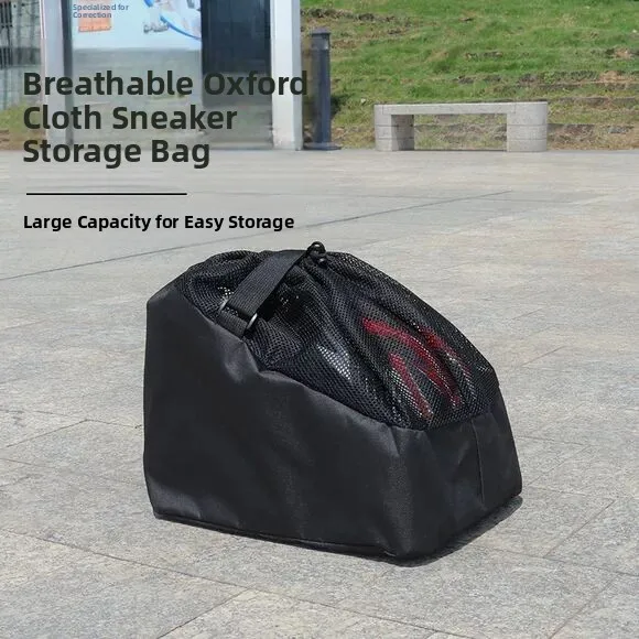 Thickened Wear-Resistant Ski Boot Storage Bag Large Capacity Breathable Ice Skate Shoe Bag Single Shoulder Backpack for Adult...