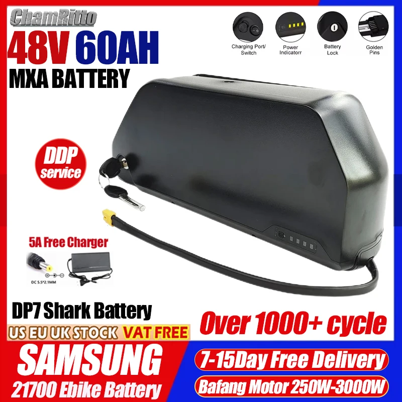 

Hailong Polly DP7 48v 25ah 40ah 50ah Batterie Bateria 48v 30ah Para Scooter Cham Rider 48v 45ah Electric Bicycle Lithium Battery