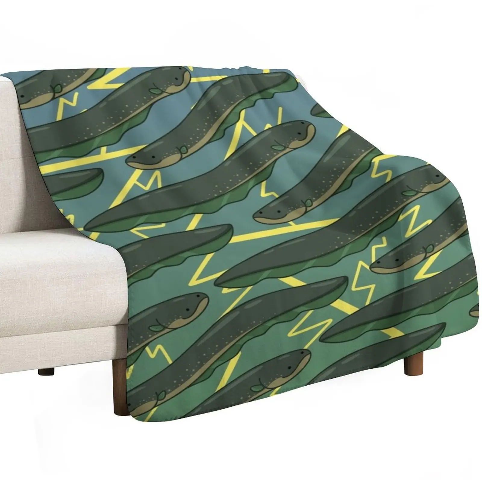 Electric Eel Pattern Throw Blanket warm winter sofa bed Baby Thermals For Travel Winter beds valentine gift ideas Blankets