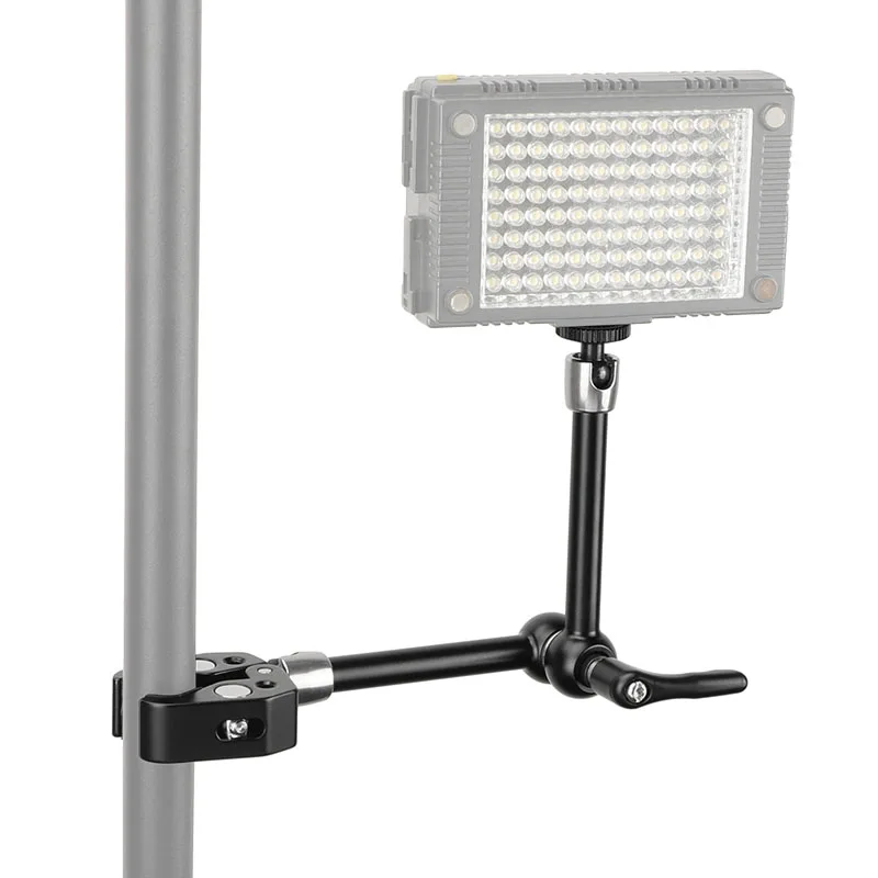 

CAMVATE Articulating Magic Arm + Super Crab Clamp With 360° Swivel Ball Head & 1/4" Connectors For Microphone/Monitor/Flash New