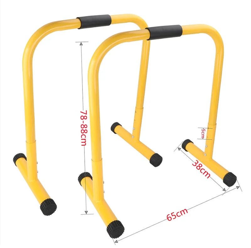 Professional Indoor Fitness Equalizer Dip Stands Station Parallettes Bar Portable Gymnastics Parallel Bars