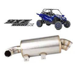 Motorcycle exhaust system for YAMAHA UTV YXZ1000R/SE/SS 2016-2024 YXZ1000R exhaust yxz1000 muffler utv exhaust