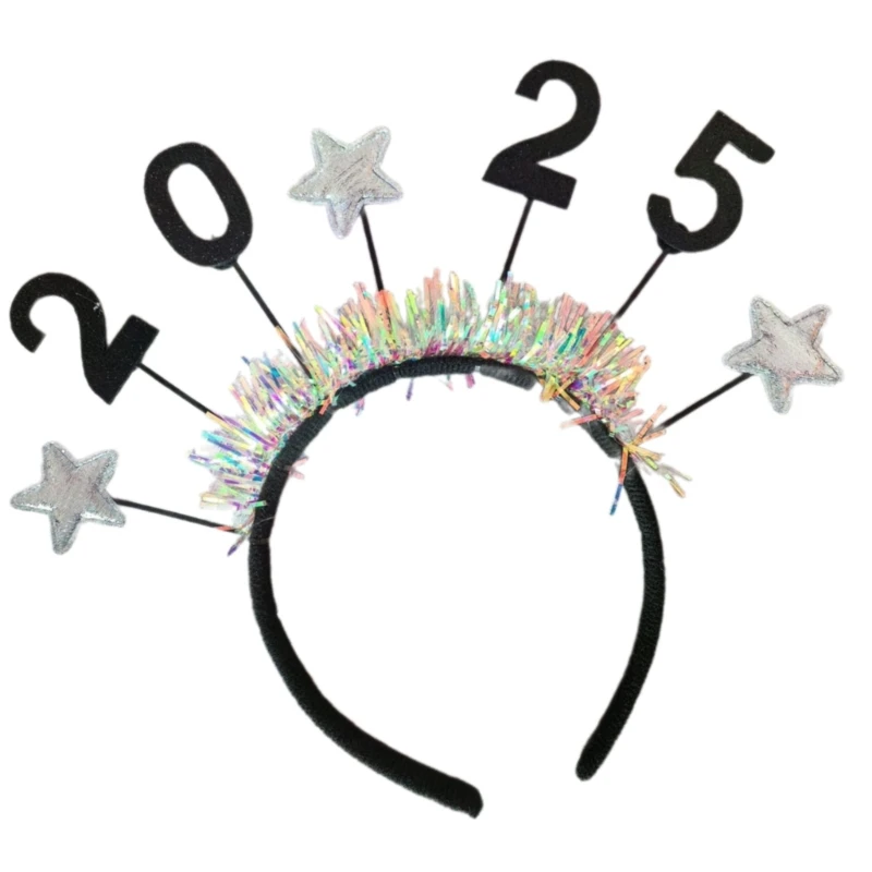 Adult Teens Headbands Carnivals Party Headpiece 2025 Sparkling Number Headdress