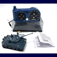 RTR 1/72 RC Tank German Tiger Battle Tank Turret 360°Rotation Mini Toy Shooting Sound Painted Assembled Model TH24001