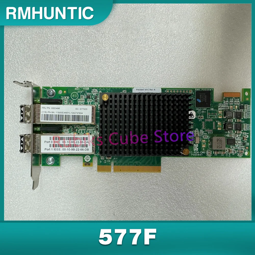 For IBM 577F Dual Port 16G Fiber HBA Card EN0A 00E3495 00E9266 00E3496