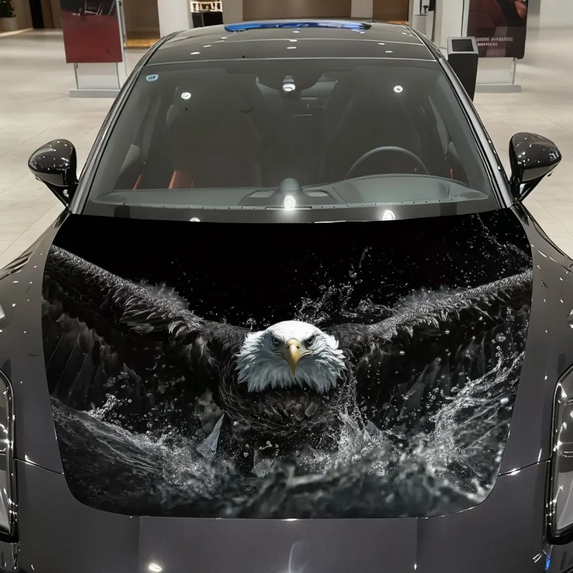 Bald Eagle Car Hood…