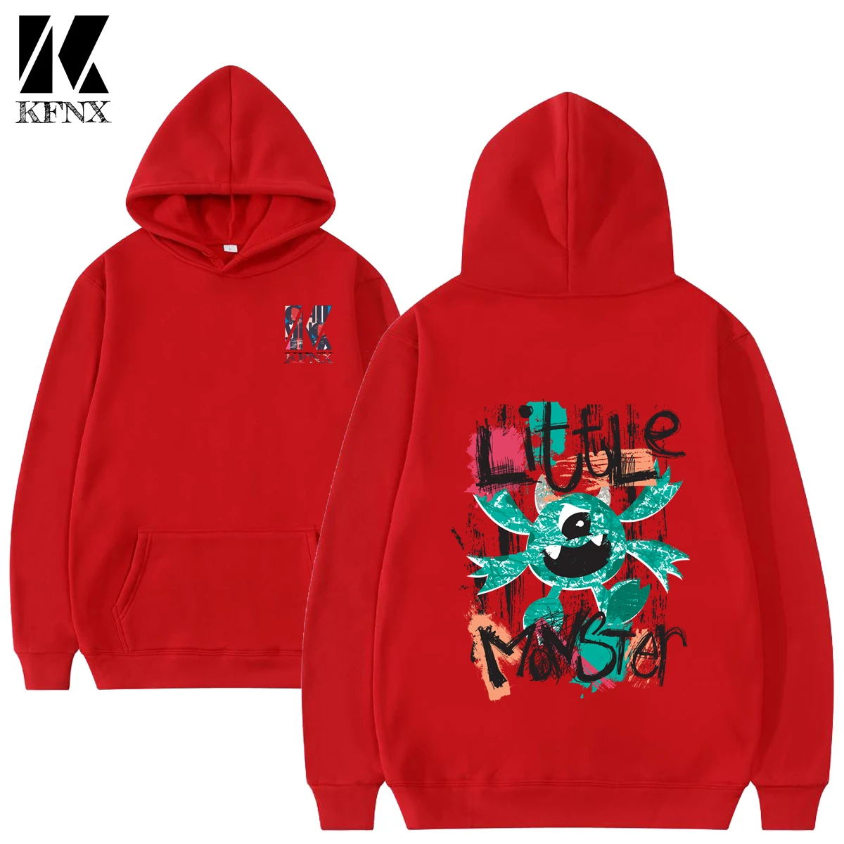 

Men Hoodies Sweatshirt Fashion Streetwear Casual Men's Solid Color Loose Breathable Pullovers Pocket HoodiesKFXN Sports NewModel