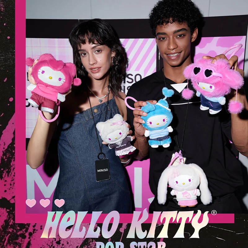 

Miniso Pop Star Series Blind Box Mystery Pack Cute Cartoon Vinyl Keychain Set Collectible Gift for Trendy Toy Lovers