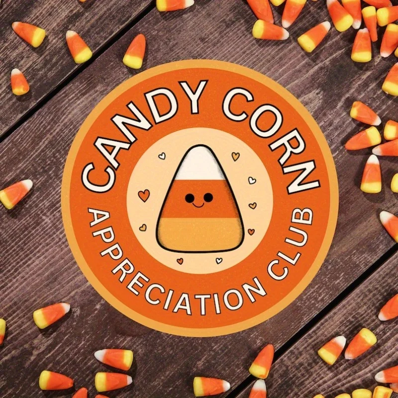 

Candy Corn Stickers - Glossy Reusable Vinyl Stickers