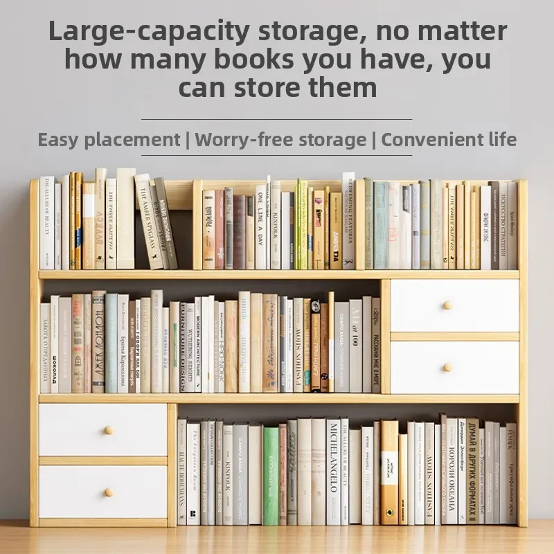 

Новая модель: Настольная многоярусная полка для книг и хранения, компактная многоярусная книжная полка для дома и офиса