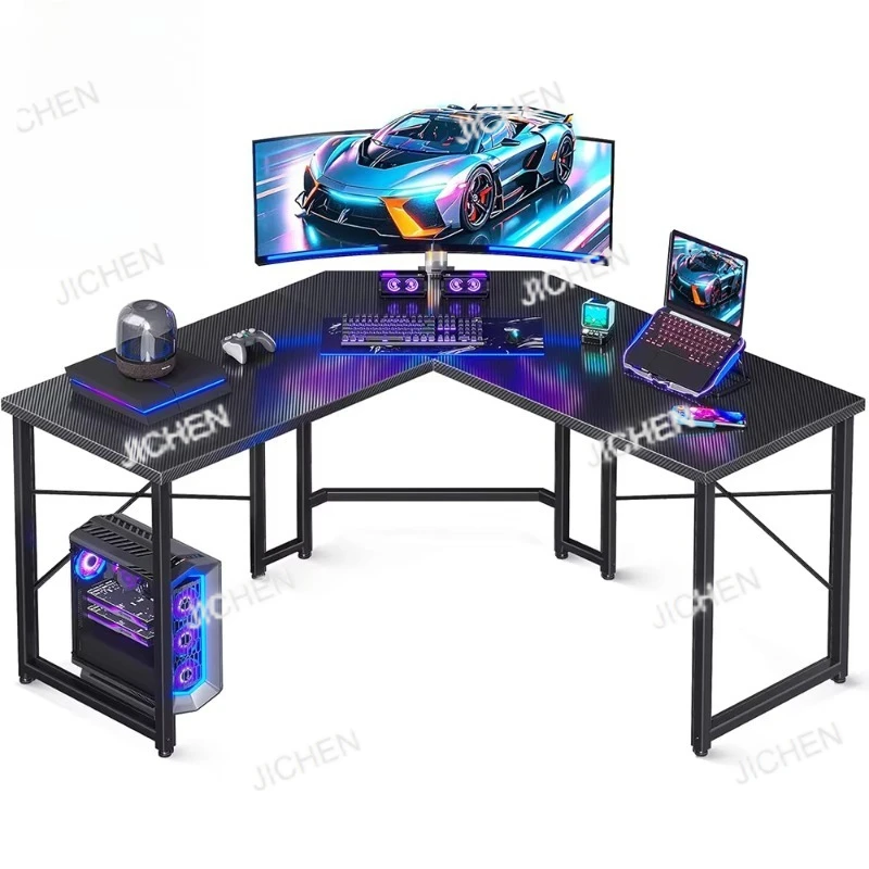 

High Quality Office Computer Desk Light Emitting Diode Light Rgb Computer Game Desk Home Game Steel Desk