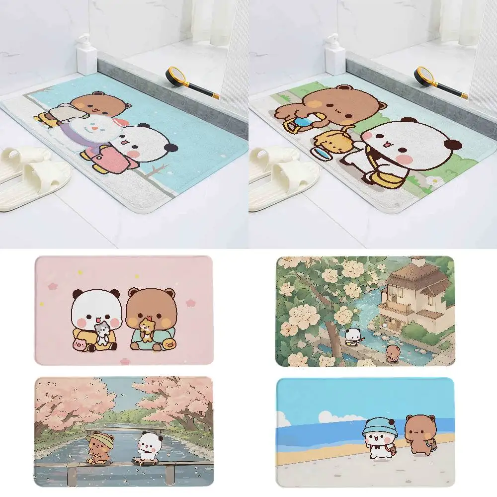 

Panda Bear B-Bubu-Dudu Floor Mat Carpet Rug For Home Living Room Bedroom Sofa Doormat Decor,kids Area Rug Non-slip Floor Mat