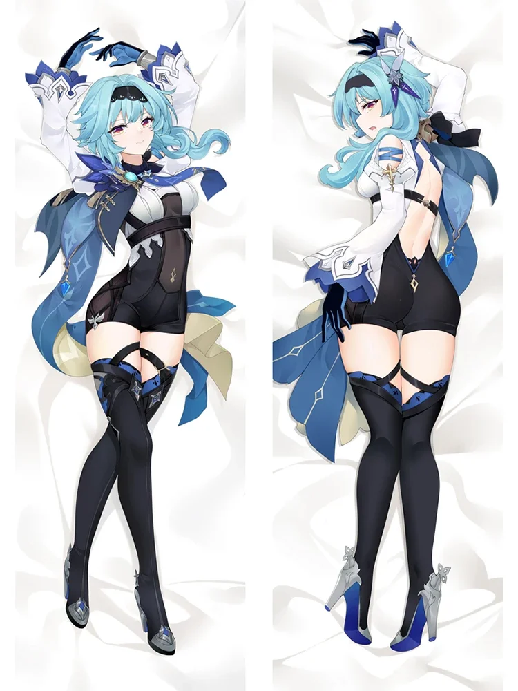 

2WAY/WT Genshin Impact Eula Dakimakura двусторонняя обнимающая наволочка для тела отаку постельные принадлежности наволочки аниме наволочка