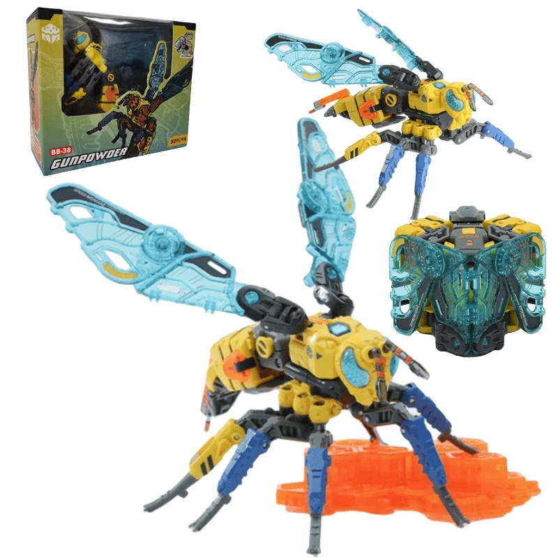 

52TOYS Beastbox BB38 BB-38 Gunpowder Wasp Deformation Toys Action Figure Collectible Converting Toys Model