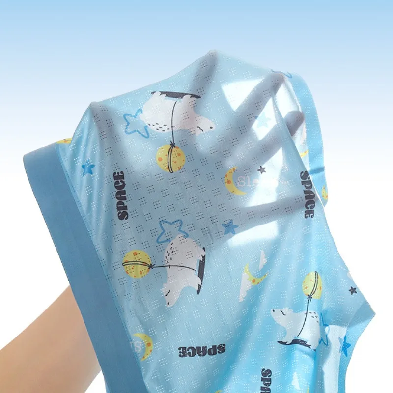 4PCS Kids Boy Thin Breathable Cool Mesh Panties Student Soft Antibacterial Knickers 2+y Young Child Cute Cartoon Print Underwear image 2