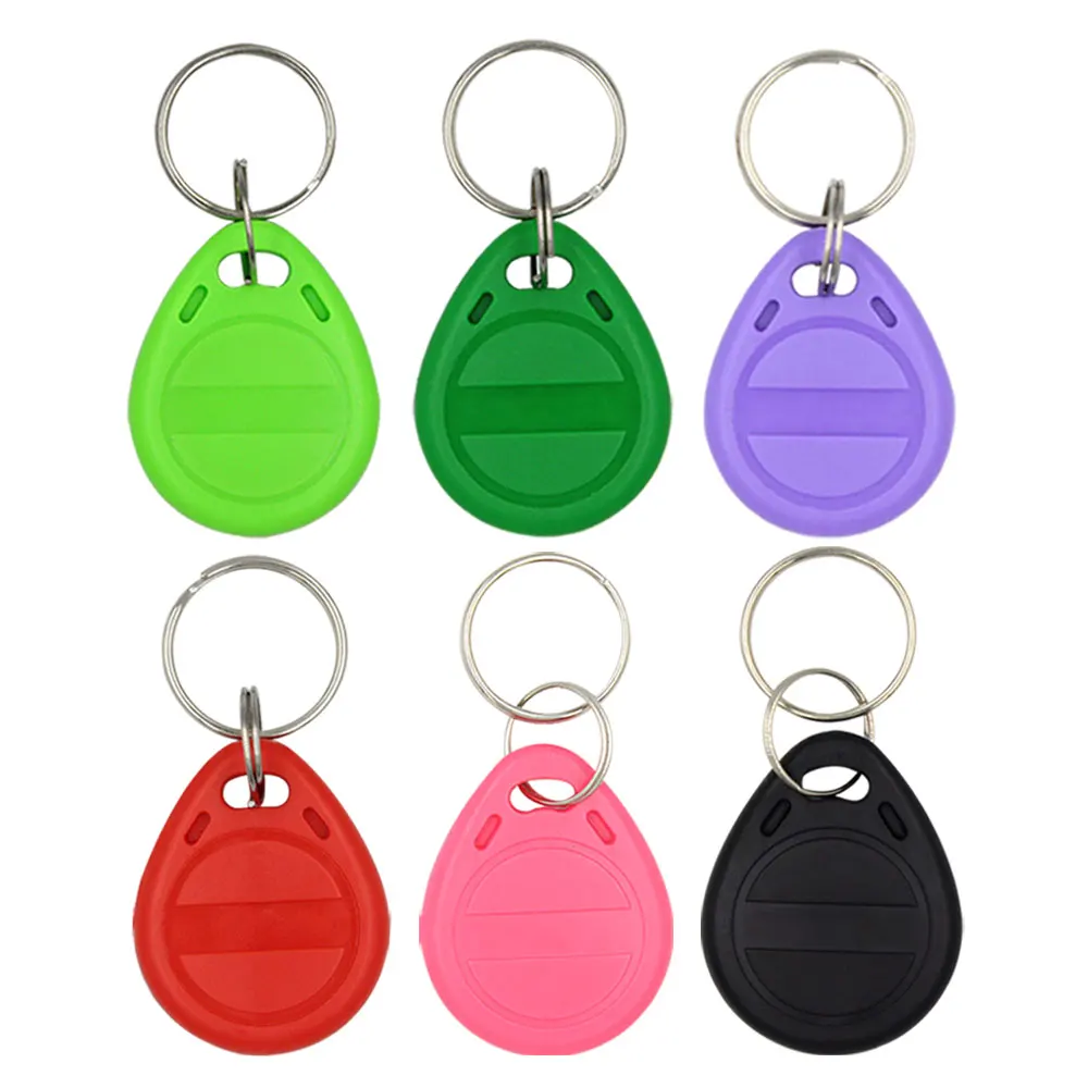 10pcs em4305 t5577 RFID 125khz Key Keyfobs Copy Rewritable Writable Rewrite Duplicate Tag Proximity ID Token Ring rfid cloner