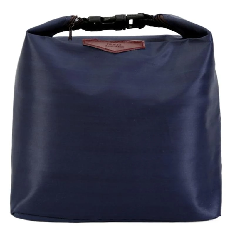 

G5AE Compact Insulated Lunch Bag Waterproof Nylon Small Cool Box Portable Container Bag for Work School Outdoor