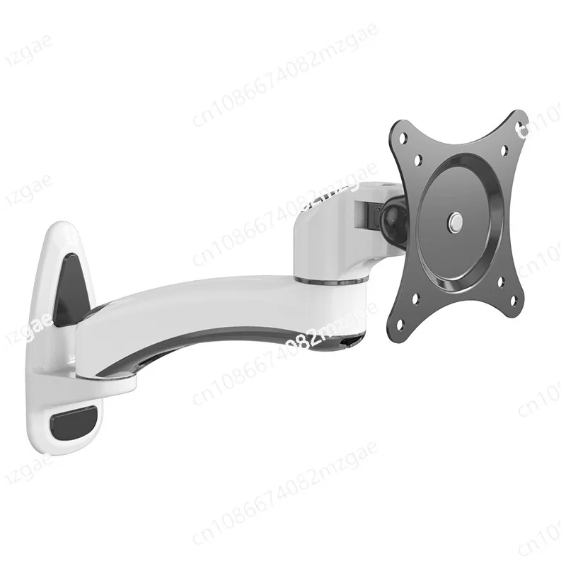 Rotary and telescopic 27-inch universal hanger, monitor bracket, wall-mounted industrial computer aluminum alloy