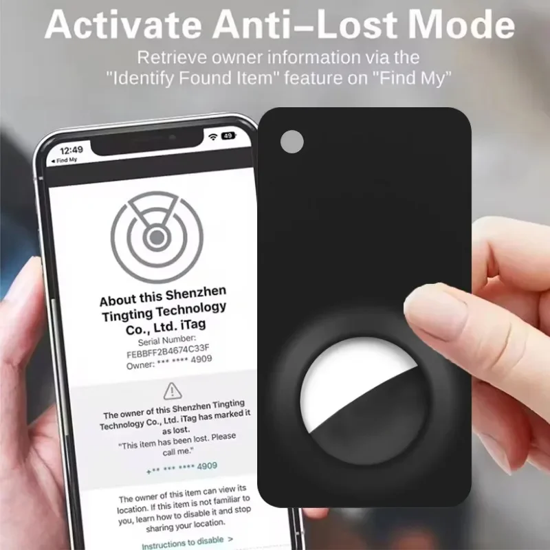 Ultra Wallet Card Holder for Air Tag Soft Silicone Protective Cover Anti-lost Card Tracker Case for Airtag Wallet Handbag Pocket