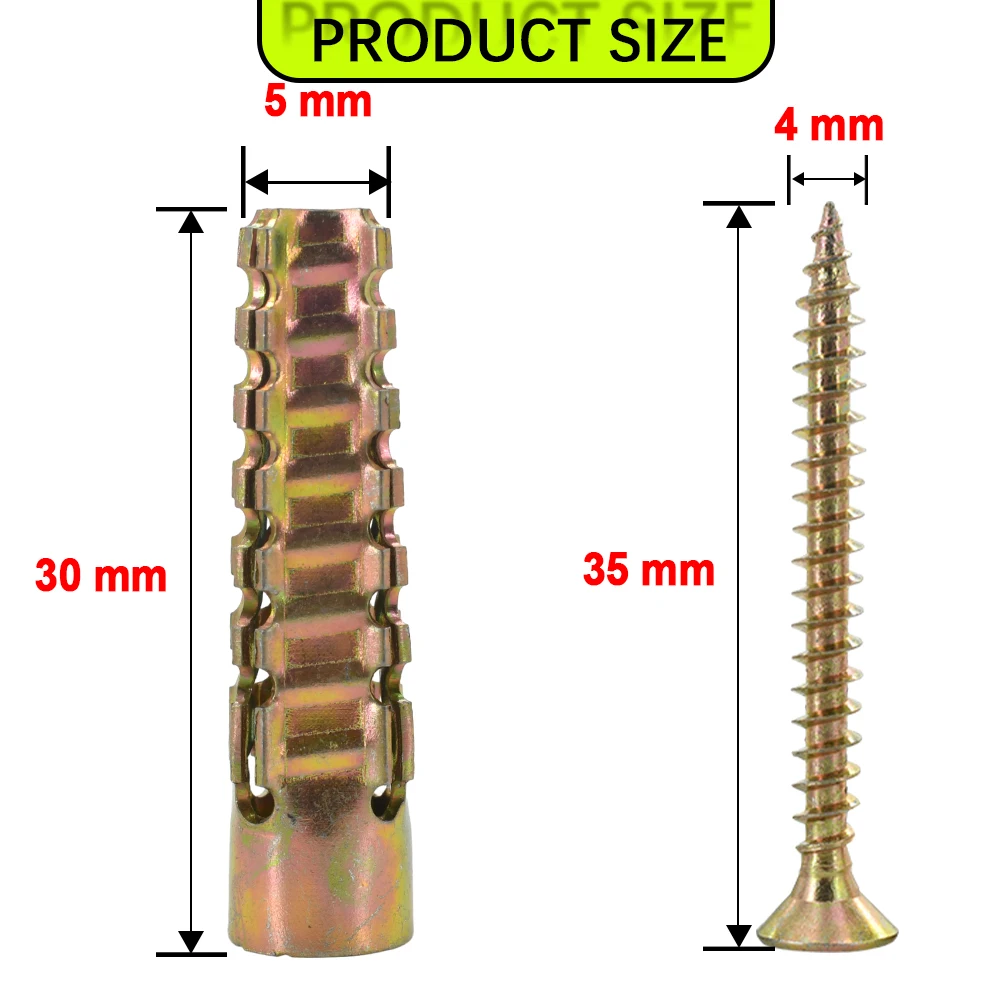 Self Tapping Screws Serrated Gecko Expansion Tube Twist Drill Bit Set Metal Expansion Screws Lightweight Brick Expansion Bolts