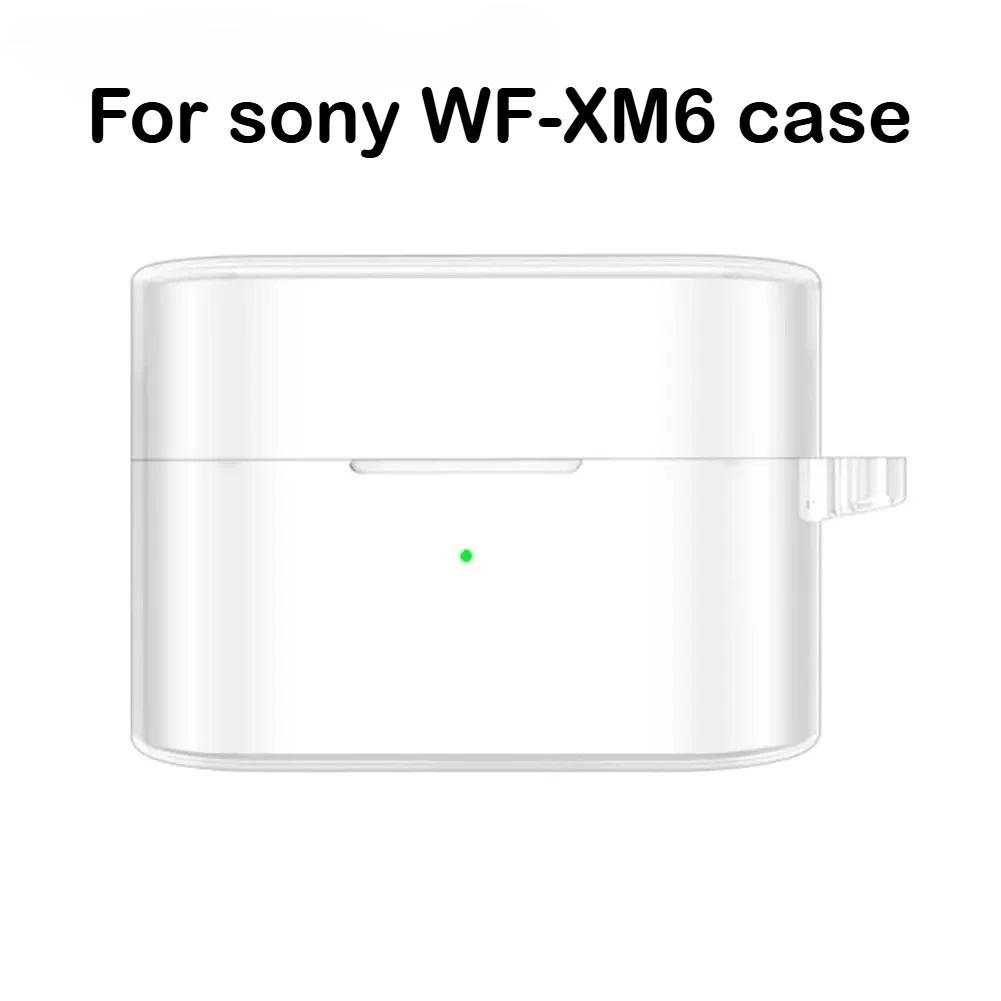 

For Sony WF-1000XM6 Transparent TPU Case Headphone Protective Case Anti-Fall & Wear-Resistant Dustproof Case