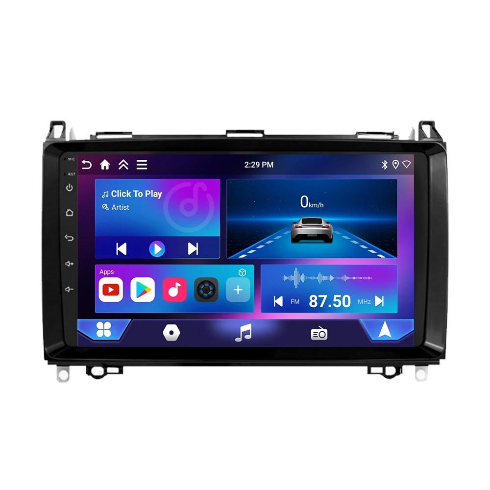 Android 16 For Mercedes Benz B200 A B Class W169 W245 W639 Sprinter W906 Car Radio Multimedia Player GPS Navigation view 2