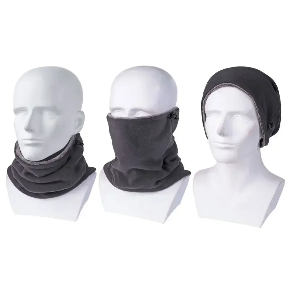 Winter Neck Warmer Thermal Fleece Motorbike Thick Tube Gaiter Face Scarf Windproof Men Women Bandana Cycling Outdoor Headband