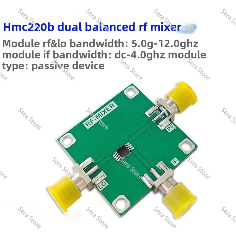 1pcs HMC220 Passive Double Balanced Mixer 5G-12GHz Bandwidth RF Mixer Frequency Conversion Module