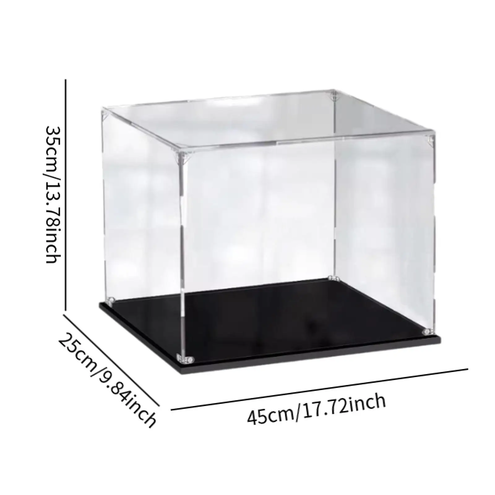 Vitrine en Acrylique pour Figurines d'Action, Boîte d'Exposition pour Jouets, Souvenirs, Chaussures, Poupées