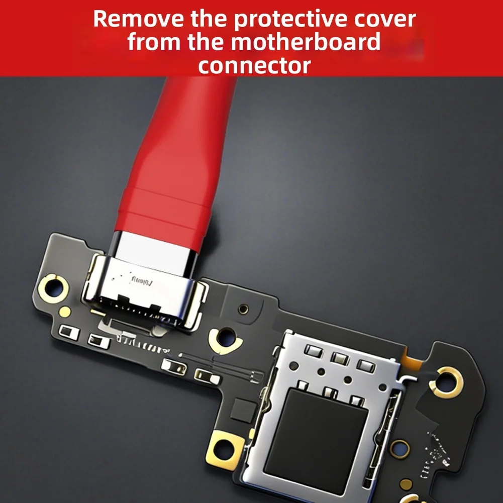 A98 Type C Charging Port Protection Cover For Phone Repair Anti Melting Withstands High Temperatures & Long Lasting Material