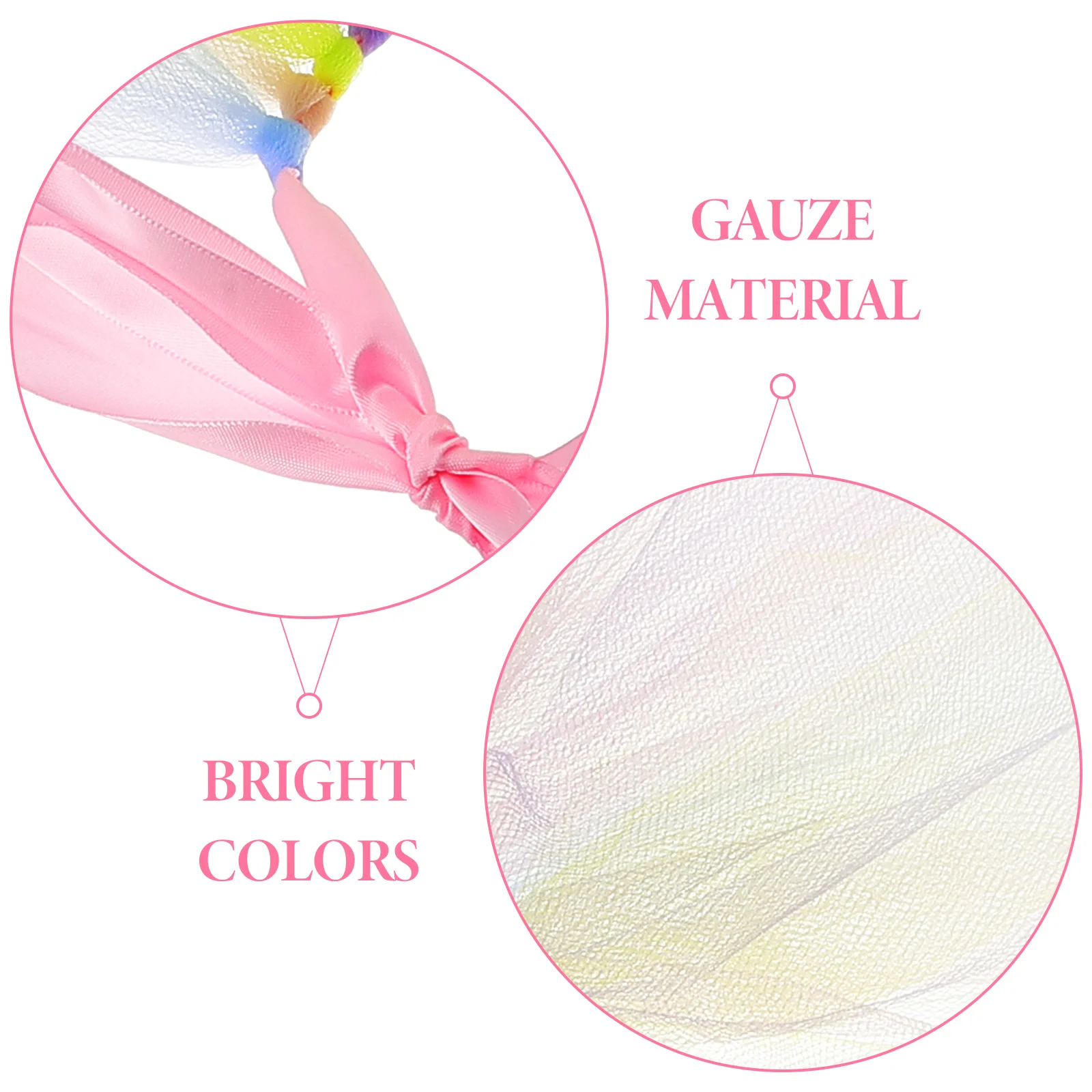 

Colorful Tutu Dress Rainbow Gauze Princess Skirt Puppy Costume Elegant Party Clothes for Small Dogs