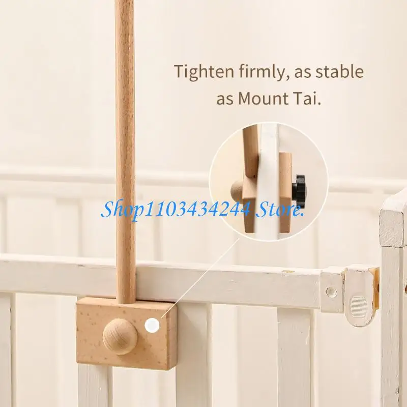 Infant Crib Mobile Holder Safe Strong Hold Square Base Toy Hanger Bracket