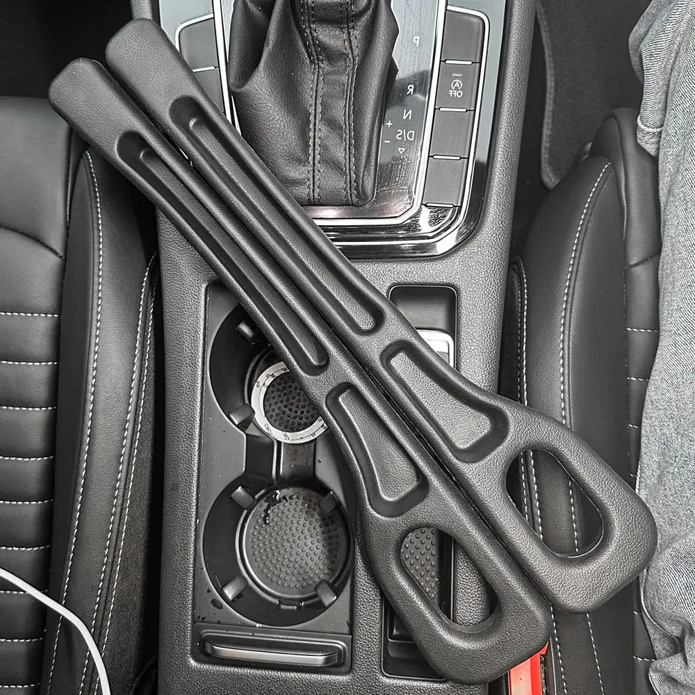 2Pcs Verbesserte Universal Auto Sitz Lücke Füllstoff Lagerung Center Konsole Seite Spalt Füllstoff Streifen Sitz Lücke Füllung Streifen Zubehör