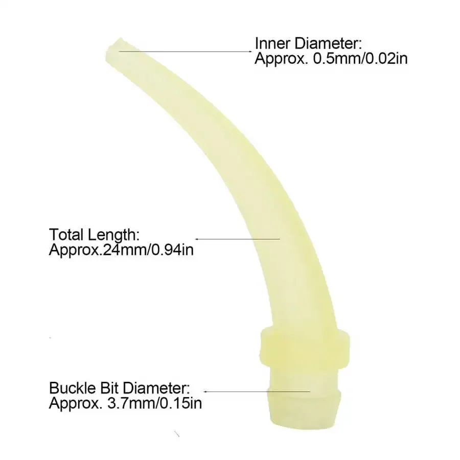 

Dental Mixing Tips Intraoral Impression Lab Nozzles Mixer Syringe Silicone Rubber Gun Conveying Mixinghead Disposable Materials