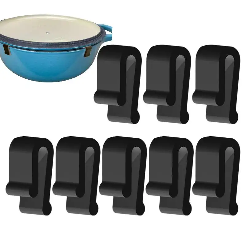 Oven Lid Protector Clips 4X Cookware Protector Clips Cookware Protectors Pan Clips Protective Clips for Display Storage Stacking