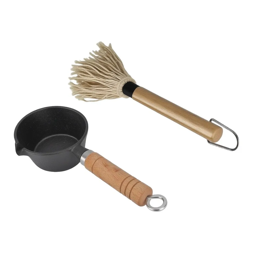 set-di-pentole-in-ghisa-per-salse-e-spazzola-per-barbecue-ideale-per-grigliate-cucina-all'aperto-campeggio-e-uso-in-ristoranti