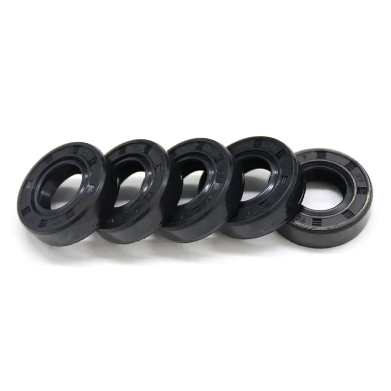 2/5 Pcs NBR  Nitrile Rubber Oil Seal TC-10*17/18/19/20/22/25/26*5/7/8/10 Nitrile Double Lip Oil Seal