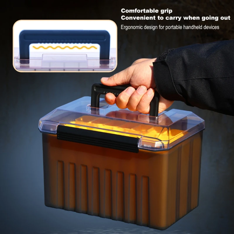

Portable Wooden Shrimp Box Squid Bait Box Waterproof Wear-resistant Fishing Tool