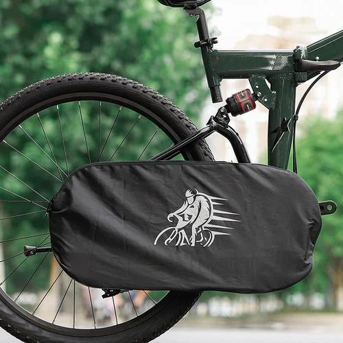 Bike Chainstay Protector Cover Dustproof Polyester Bicycle Sprocket Protector Bike Chain Cover Waterproof Outdoor Bicycle Bag