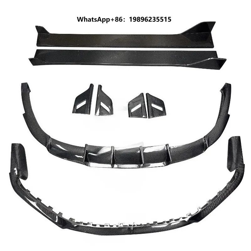 Custom Carbon Fiber Car Body Kit for 911 992 Including Side Skirt & Front Bumper Lip Spoiler &Rear Bumper Lip Splitter