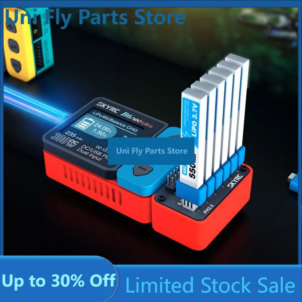 UniFlyNew SkyRC B6neo 2 DC 300W 15A PD 1Dual Input Multi-functional Smart Model Airplane Charger Accessories RC