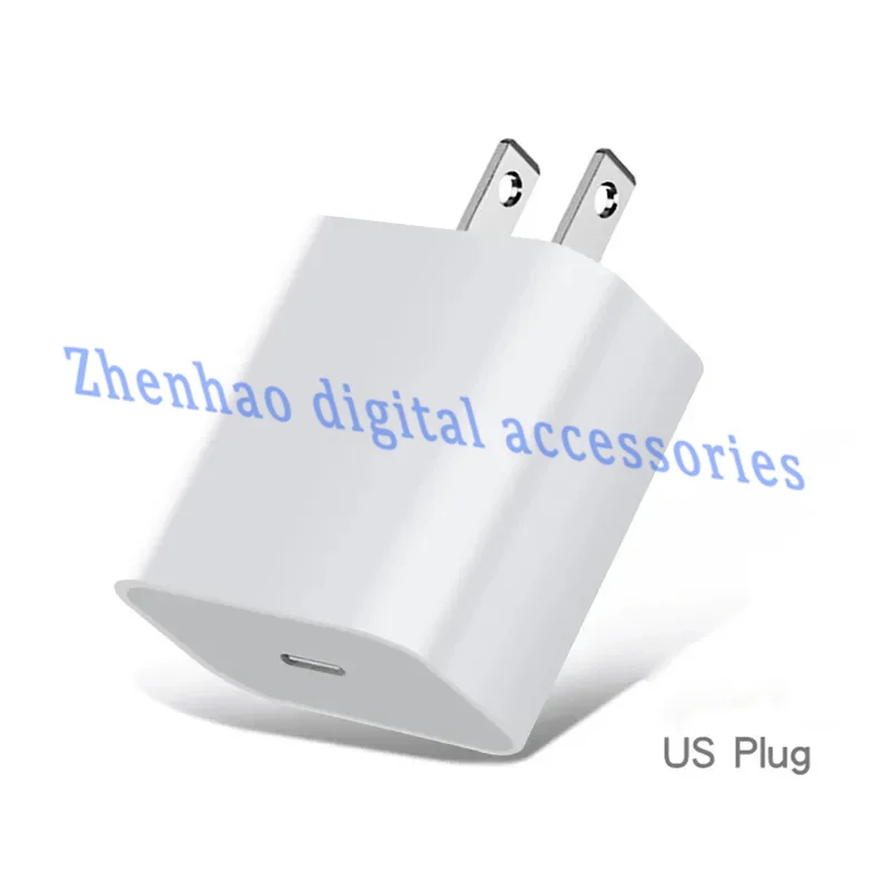 High quality pd20w fast charger type-C connector UK/US/EU adapter for iPhone iPad digital machines