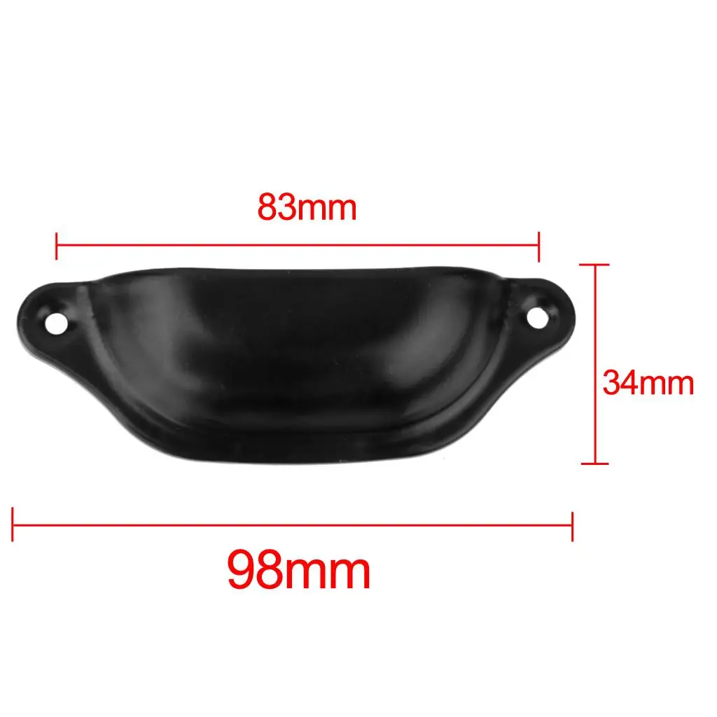 Black Vintage Pull Knob Zinc Alloy Cupboard Handle Home Improvement for Assorted Drawer Renovation