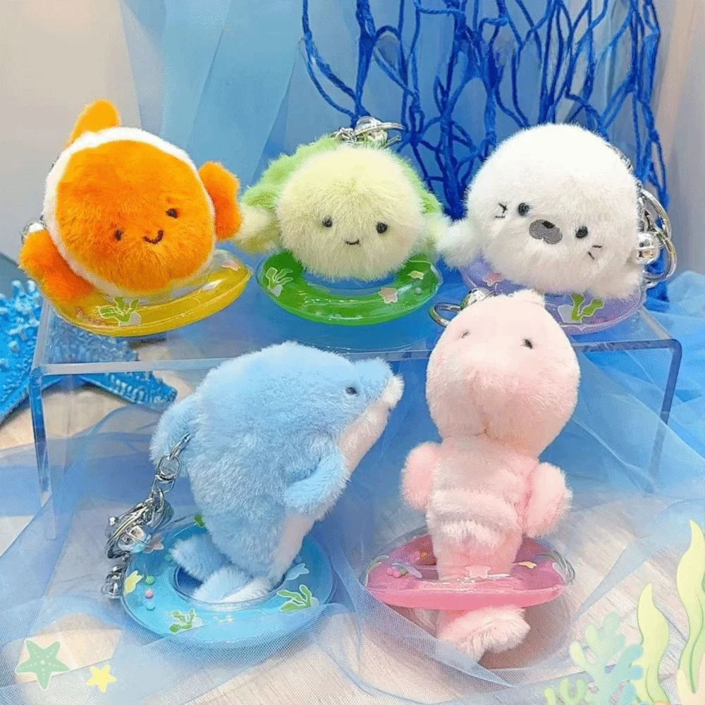 

Kawaii океан животное плюшевый брелок мягкая рыба пушистая морская черепаха брелок имитация ПП хлопок дельфин плюшевая кукла подарок на день рождения