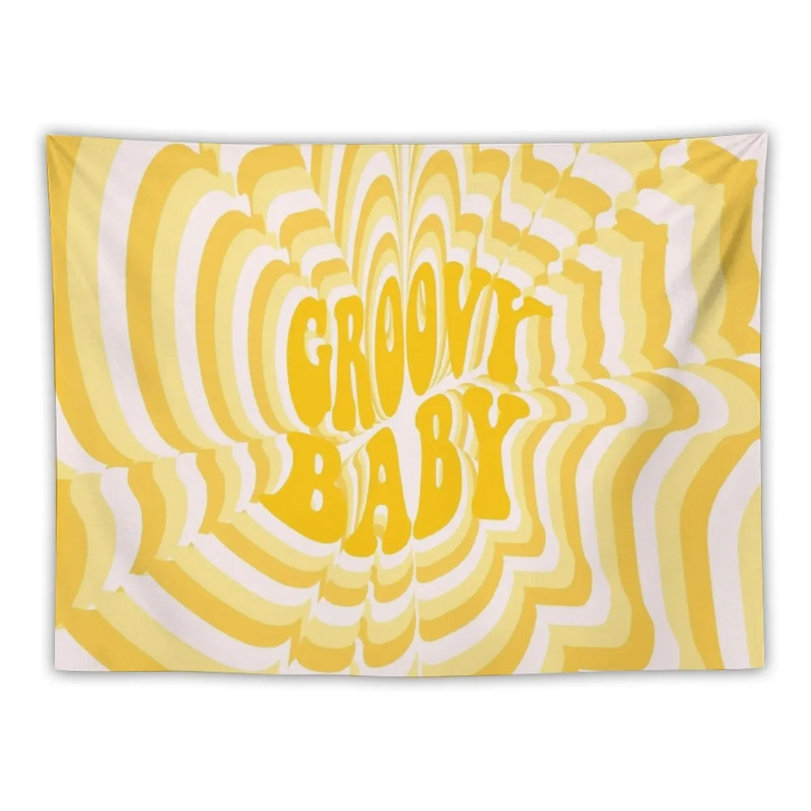 Groovy Baby Tapestry On The Wall Home Decor Aesthetic Aesthetic Room Decors Carpet On The Wall Tapestry